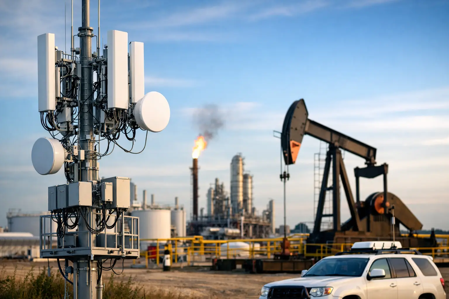 Private LTE Network for Oil and Gas