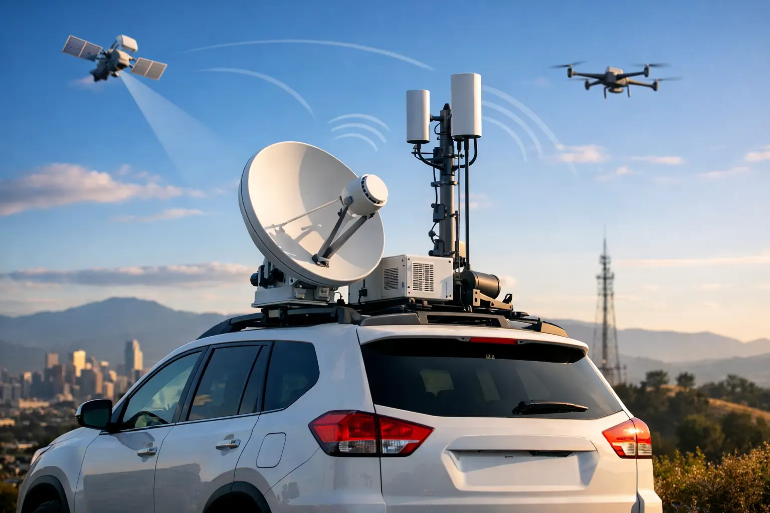 Vehicle Mounted Microwave Connectivity Systems